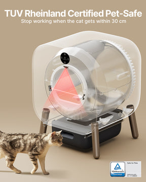 PAWBBY P1 Ultra Self-Cleaning Cat Litter Box