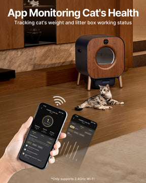 PAWBBY P1 Ultra Self-Cleaning Cat Litter Box